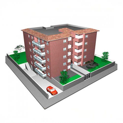 Edificio de 20 viviendas de protección oficial situado en La Guinardera, en Sant Cugat del Vallès.